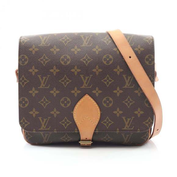 Louis Vuitton Handbags - LOUIS VUITTON Authentic Brown Monogram Leather Shoulder Bag